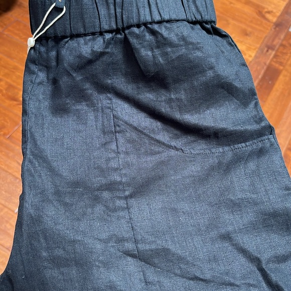 Quince European Linen Pants Black New - Picture 4 of 4